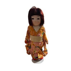 Vintage Japanese Ichimatsu doll - kimono -- 11 1/2”